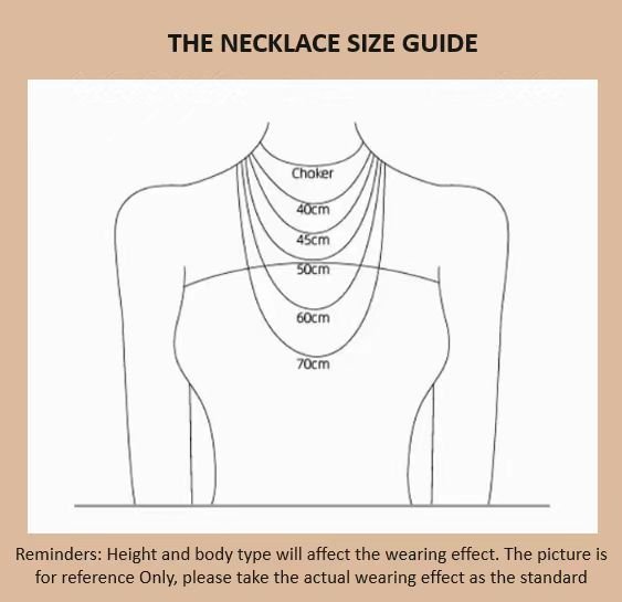 Necklace length example