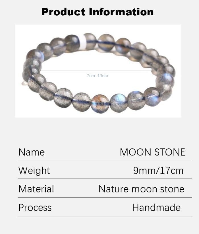Moon stone energy bracelet -boost your energy