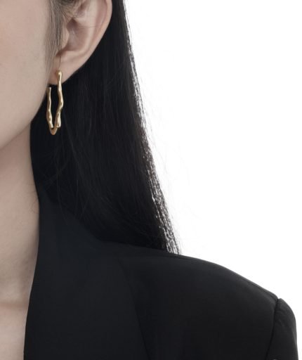 gloden Irregular C long hoops