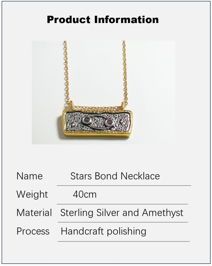 Stars Bond Sterling Silver Necklace